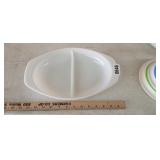 PYREX 1.5 QT DIVIDED DISH