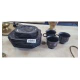 MIKASA EBONY MEADOW DISH SET