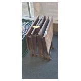 WOODEN TRAYS WITH STAND