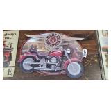HARLEY DAVIDSON PRESSED BOARD SIGN