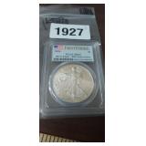 2016 FIRST STRIKE MS69, SILVER EAGLE, 1 OUNCE .999