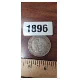 POSING LADY HOBO COIN