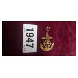 10K GOLD CHRISTIAN NECKLACE DROP