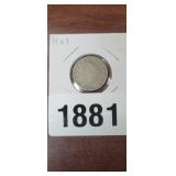 1907 LIBERTY HEAD V NICKEL