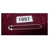 STERLING SILVER 7" BRACELET