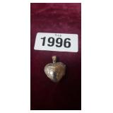 STERLING SILVER HEART DROP