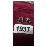 PAIR OF STERLING SILVER  EARRINGS