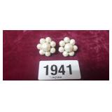 VINTAGE JAPANESE CLIP ON  EARRINGS