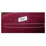 STERLING SILVER 18" NECKLACE