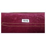 14K GOLD NECKLACE 24"