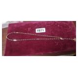 STERLING SILVER ROSARY NECKLACE