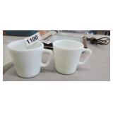 (2) PYREX COFFEE CUPS