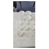 (2) FIREKING BOWLS (2) ANCHOR HOCKING BOWLS