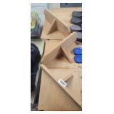 LOT OF DISPLAY WALL SHELVES