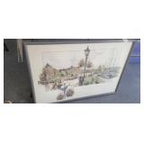 WALL ART FRAMED, THE INNER HARBOR VICTORIA