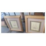 (2) FRAMED WALL ART