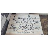 I HAVE FOUND THE ONE MY SOUL LOVES SIGN