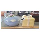 EGG AND GIFT BOX PORCELAIN TRINKET BOWLS