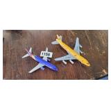2 TOY AIRPLANES