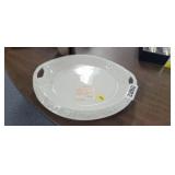 LAUGHLIN WHITE IRONSTONE BREAD PLATE