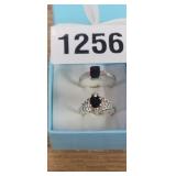 (2) SILVER 925 RINGS SIZE 8