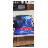 HOW TO TRAIN YOUR DRAGON POSTER AND PLUSH