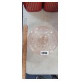PINK INDIANA GLASS CANDY DISH