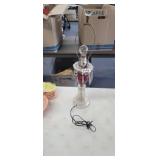 VINTAGE CRYSTAL LAMP WITH PRISMS