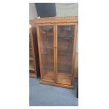 VINTAGE WOODEN DISPLAY CABINET