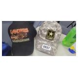 LANDERS HARLEY CAP, & US ARMY CAP