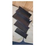 BLACK FLOATING SHELVES
