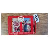 COCA COLA PLAYING CARDS IN TIN