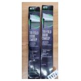 (2) TRI-FOLD DOOR SWEEP