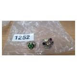 (2) SILVER 925 RINGS SIZE 6 AND 9