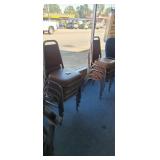 2 STACKS OF CHAIRS