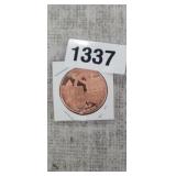 1oz INFLATION IS COMING .999 COPPER ROUND