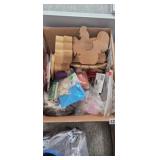 BOX OF CRAFT ITEMS