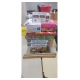 LOT OF GAMES, PUZZLES, WEAVING LOOMS, ETC, NEW