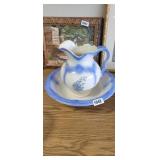 DECORATIVE PITCHER AND BASIN