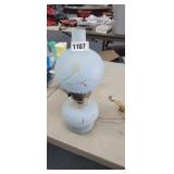VINTAGE BLUE GONE WITH THE WIND LAMP