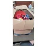 BOX OF WOMENS CLOTHES AND ACCESSORIES