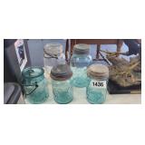 (5) BALL MASON JARS