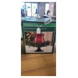 RED HURRICAN WITH PEDESTAL