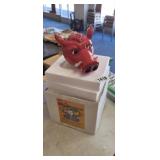 RAZORBACK HOG COIN BANK