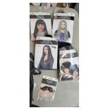 4 WIGS AND A MUSTACHE *NEW