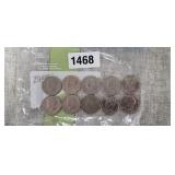 (10) KENNEDY HALF DOLLARS