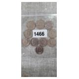 (10) KENNEDY HALF DOLLARS