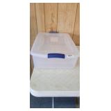 STERLITE TOTE WITH LID