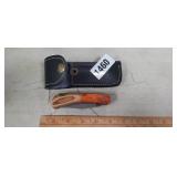 HANDMADE FOLDING KNIFE WITH SHEATH