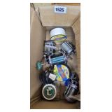 BOX FULL OF FISHING REELS AND FISHING LINE